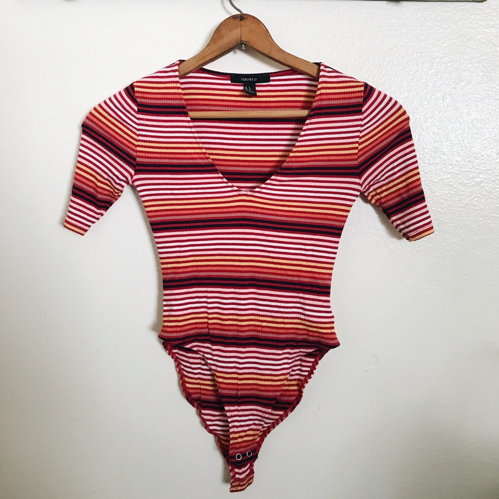 Striped Bodysuit